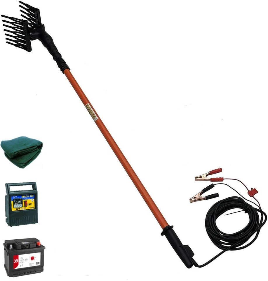 Kit Spider Abbacchatore Électrique À Batterie Asta 210-300 CM Récolte D'Olives - Photo 1/1