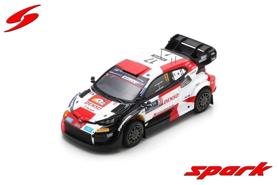 SPARK MODEL S6738 TOYOTA YARIS N.17 WINNER RALLY SAFARI 2023 S.OGIER-V.LANDAIS 1
