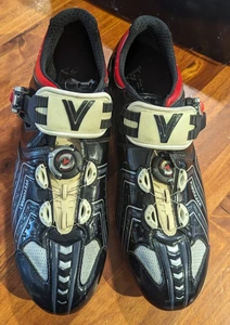 Vittoria Hora zapatos de ciclismo de carretera negro y rojo para hombre 48 - Imagen 1 de 14