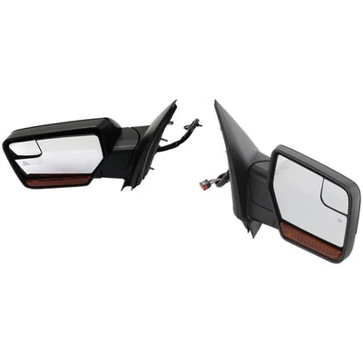 Juego de 2 pares de espejos retrovisores laterales del conductor y del pasajero con calefacción izquierda derecha para expedición Foto 1 de 4