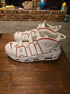 Nike Air More Uptempo White Varsity Red 921948-102 Men’s Size 13 Retro... - Picture 1 of 9