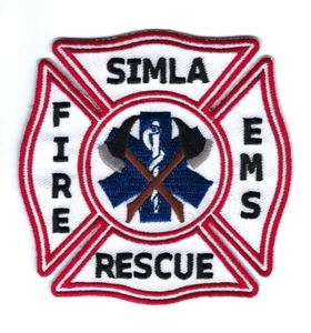 *RAR* Simla (Elbert County) CO Colorado Fire Rescue EMS Dept. patch - NEU! - Bild 1 von 1