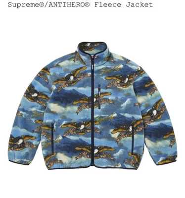 Size Large Supreme X Antihero Fleece Free Ship🔥 - Image 1 of 3