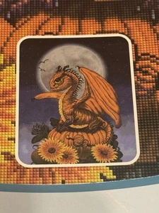 Kürbis Drache Diamond Art Club Diamond Painting Halloween All Inclusive Quadrat - Bild 1 von 7