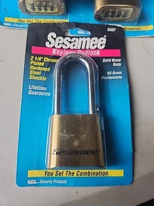 Sesame Keyless Padlock K437 - BRAND NEW SM40 - Picture 1 of 3