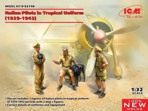 ICM32110 - ICM 1:32 - Italian Pilots in Tropical Uniform (1939-43) - Picture 1 of 1