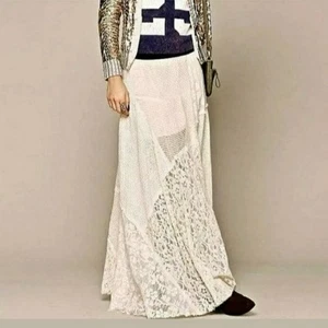 Free People One patchwork lace maxi skirt - Picture 1 of 6