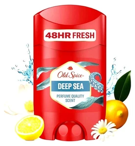 Old Spice Deep Sea Deodorant Stick 50ml 48 Hour Freshness Ocean Breeze Scent Men - Picture 1 of 14