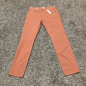 Jeans uomo J Crew 30x30 arancione nuovo stile gamba affusolata 484 - Foto 1 di 7