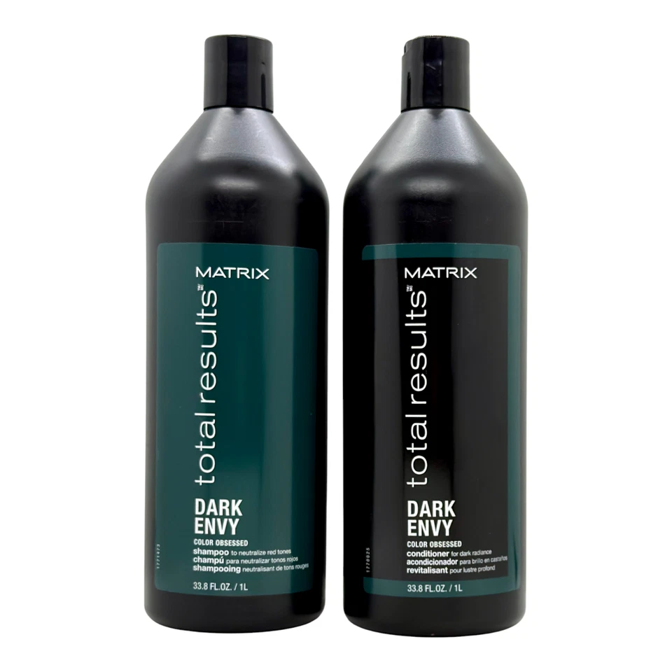 Matrix Total Results Dark Envy Shampoo + Conditioner Set 33.8oz Duo Liter Size - Image 1 of 4