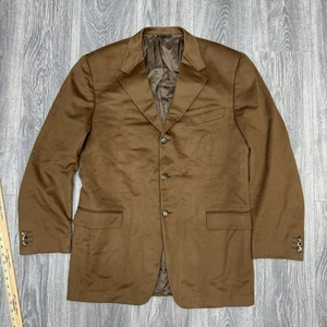 Canali Pure Cashmere Blazer Sports Coat Suit Jacket Three Button Men's size 54 L - Picture 1 of 9