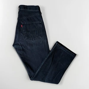 Vintage Levis 501 Jeans 28 Black 90s Straight Leg Workwear New York For Women - Picture 1 of 10