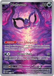 Tarjeta Pokémon promocional Pecharunt sellada SVP129 SVP 129 fábula cubierta ETB casi nueva - Imagen 1 de 1