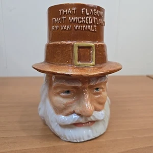Vintage Handmade Rip Van Winkle Mug That Wicked Flagon Toby Large 7" - Picture 1 of 9