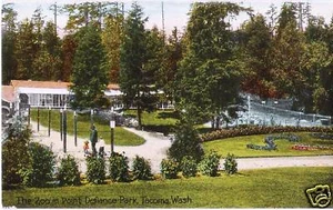Postcard Tacoma Washington Pt Defiance Park Zoo Unused ca 1910-20s - Picture 1 of 1