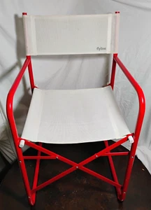 Carre VI Italy FLY LINE chair MCM folding red DIRECTORS CHAIR - Picture 1 of 12