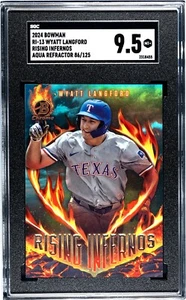 Refractor acuático Bowman Wyatt Langford Rising Infernos 2024/125 #RI-13 SGC 9,5 - Imagen 1 de 2