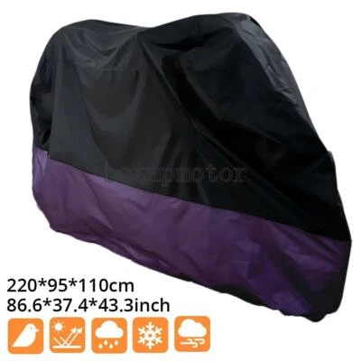 Cubierta de motocicleta exterior antipolvo protector UV para Kawasaki Ninja 300 400 ZX6R Foto 1 de 3