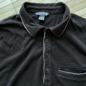 Polo Shirt H&M Langärmelig Braun Größe M - Bild 1 von 10