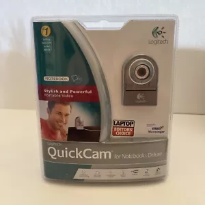 Logitech Quickcam for Notebooks Deluxe 961400-0403 Web Cam NEW SEALED - Picture 1 of 6