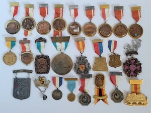 Volkswanderung Deutsche Eppelborn Wander Reisemedaillen 70er-80er Jahre X25 #4 - Bild 1 von 12