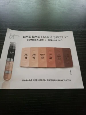 it Cosmetics Bye Bye Dark Spots Concealer + Serum ~ Light/Medium/Tan/Deep SAMPLE - Image 1 of 3