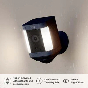 Ring Spotlight Cam Plus Battery - Black - NEW/SEALED ✅ - Picture 1 of 6