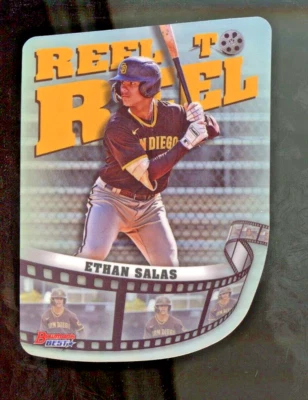 Ethan Salas 2023 Bowman's Best Reel to Reel Die Cut #24 San Diego Padres - Image 1 of 2