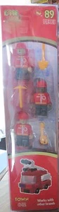 NEW BEST-LOCK FIRE TRUCK SET 89 PIECES 100% WORKS WITH OTHER BRANDS - Picture 1 of 2