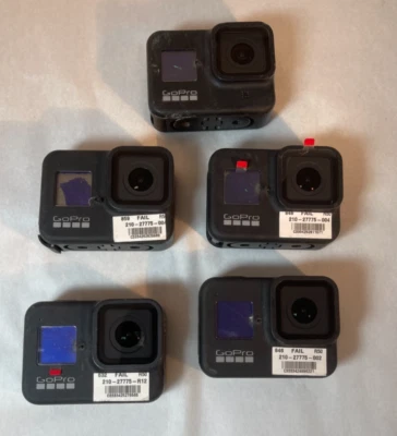 5x GoPro HERO8 Black LCD 4K UltraHD Waterproof Action Cameras - As Is - Image 1 of 4