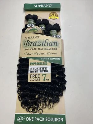 SOPRANO BRASILEÑA 18",20",22" + CIERRE GIRO FRANCÉS_#NATURAL Foto 1 de 4