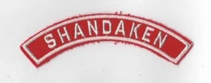Red & White Community Strip SHANDAKEN WHT Bdr. [RW-701] - Picture 1 of 1