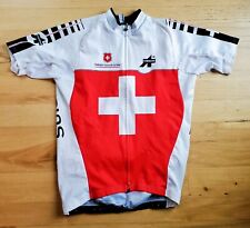 Assos Swiss national Cycling jersey XL short sleeve mens full zip