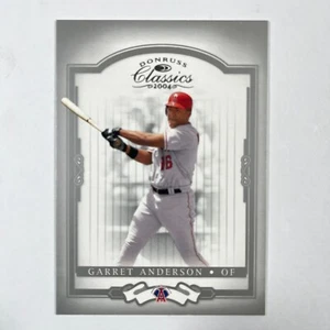 2004 Donruss #142 Garret Anderson Los Angeles Angels Baseball Card - Picture 1 of 2