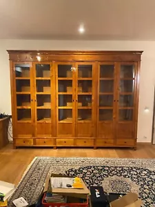 Biedermeier-Bibliothek, Kirschholz-Vitrine – stilvolle Möbel nach Maß - Bild 1 von 3