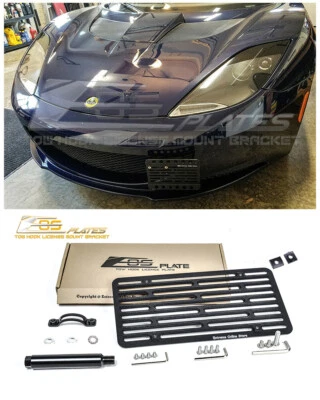 Placa EOS para 10-15 Lotus Evora parachoques delantero tamaño completo gancho de remolque soporte de licencia Foto 1 de 4
