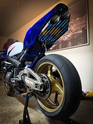 Sistema completo de escape colector de cabezal personalizado CBR600RR 2007-2022 Foto 1 de 4