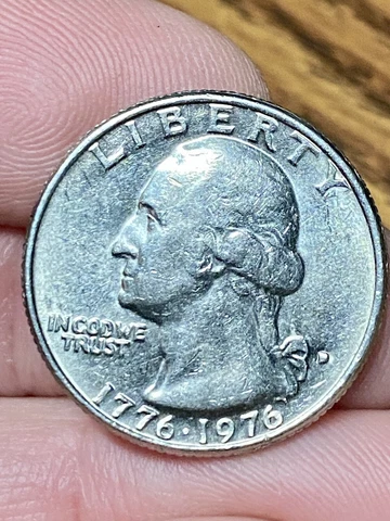 US Bicentennial Denver Clad 25cent Filled D Error Coin Cover