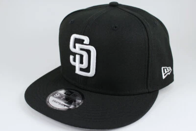 NUEVA ERA 9FIFTY GORRA SNAPBACK BÁSICA MLB SAN DIEGO PADRES NEGRO/BLANCO ADULTO HOMBRE Foto 1 de 4