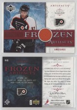 2006-07 Upper Deck Artifacts Frozen Swatches Red /100 Simon Gagne #FA-SG