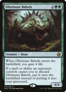 Obstinate Baloth 179 Rare Iconic Masters IMA MTG - Picture 1 of 1