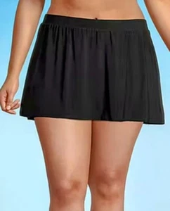 Neu Sonett Shores Schwimmrock Damen Übergröße 24W schwarz Bauchpaneelunterteil - Bild 1 von 10