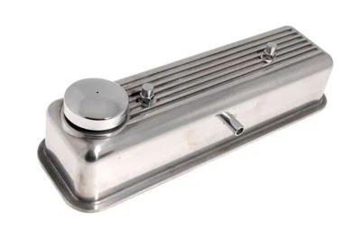 Nueva cubierta de válvula de aleación con acabado pulido MG Midget 1500 Triumph Spitfire con tacos Foto 1 de 2