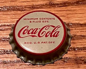 Rare 1940's WW2 Coca Cola Cork Bottle Caps NOS