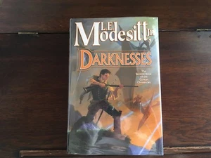 Corean Chronicles: DARKNESSES #2, L. E., Jr. Modesitt, SIGNED 1st/1st  2003 HCDJ - Picture 1 of 5