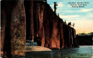 Cabo de Hornos Columbia Río North Bank Tren Túnel Ferroviario 1912 Oregón Postal - Imagen 1 de 2