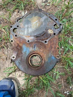 (1) 1970s Ford Torino Mustang 400 351M timing cover VERY DIRTY & OILY 1972 - Image 1 of 4