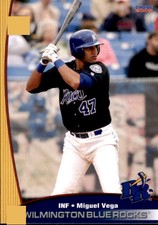 2008 Wilmington Blue Rocks Choice #25 Miguel Vega Arroyo Puerto Rico PR Card