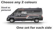 (No.840) MOTORHOME GRAPHICS STICKERS DECALS CAMPER VAN CARAVAN UNIVERSAL FITTING