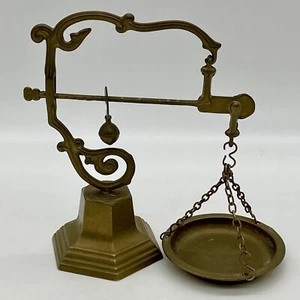Vintage Brass Tuscan Balance Scale - Excellent Condition Ornate Cast Metal - Bild 1 von 7